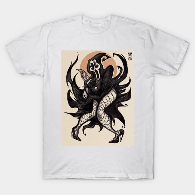 Ghost Face Legs T-Shirt by scumsuck